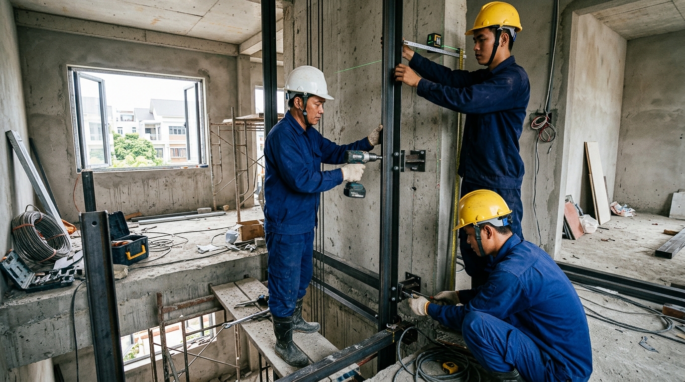 Báo Giá Thang Máy Gia Đình Tại Nghệ An