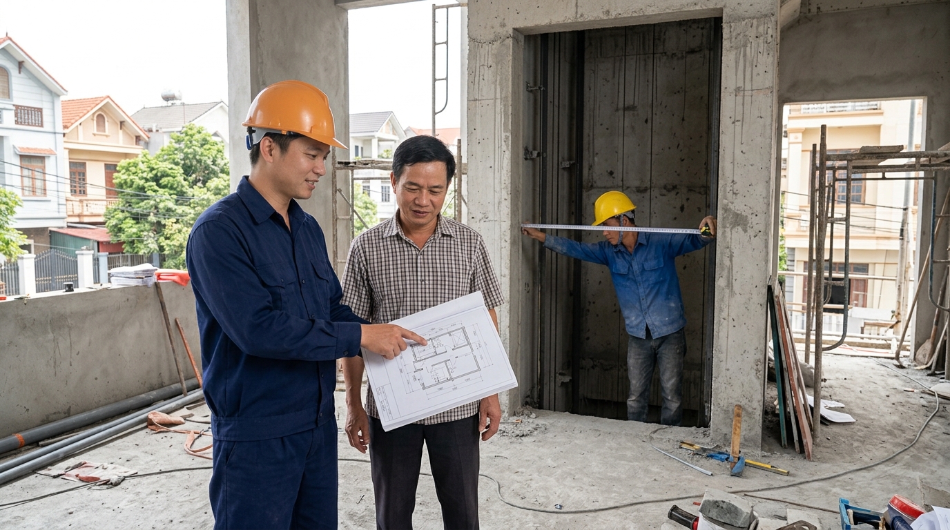 Thang Máy Không Phòng Máy Tại Nghệ An