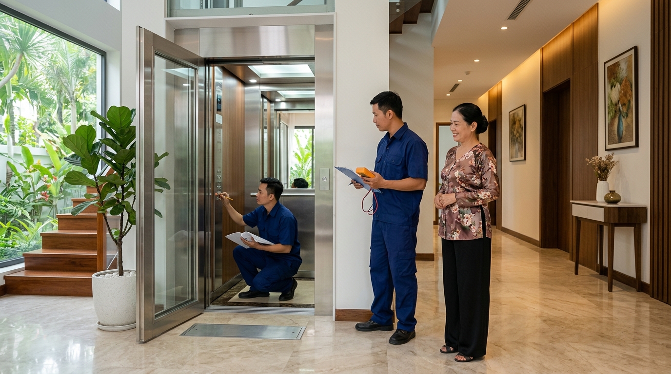 Thang Máy Cho Biệt Thự Tại Nghệ An