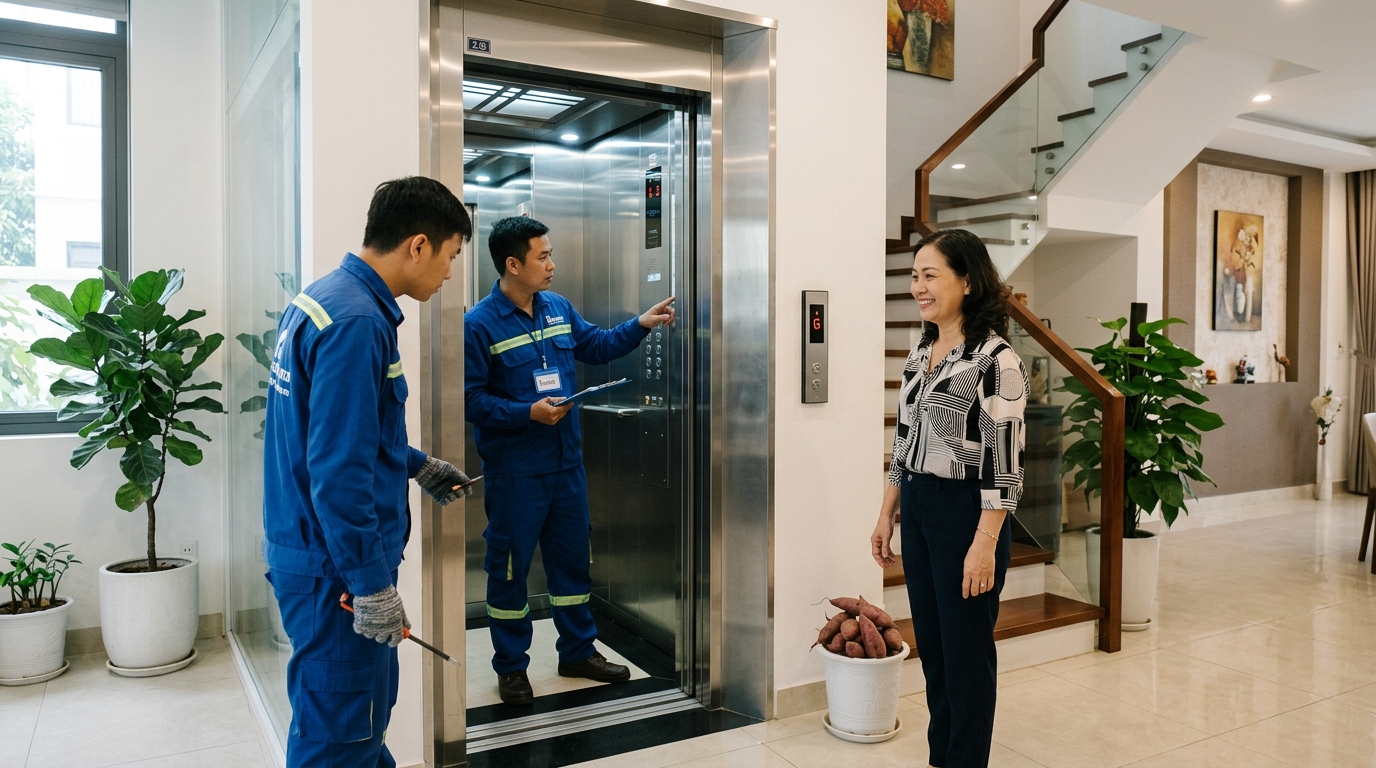 Thang Máy Gia Đình Tại Nghệ An