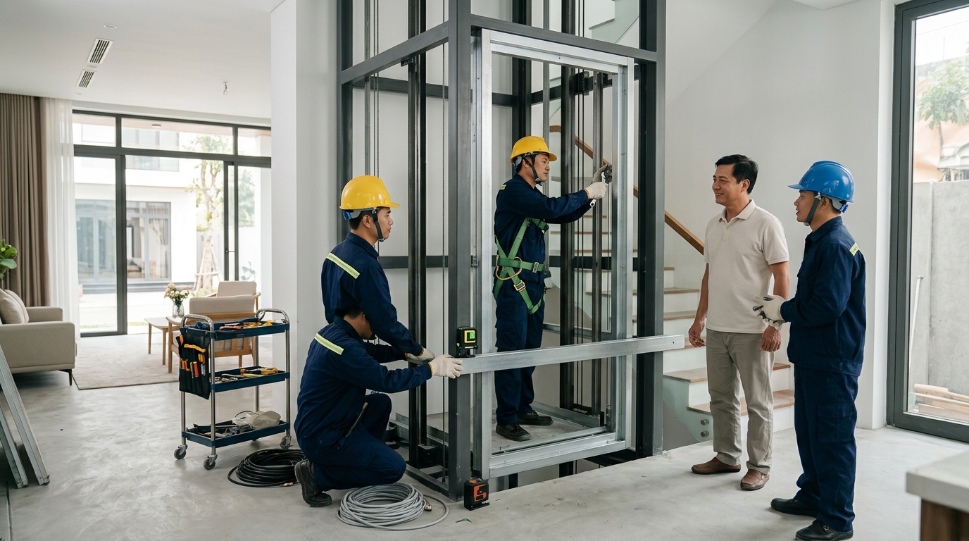 Thang Máy Gia Đình Tại Nghệ An